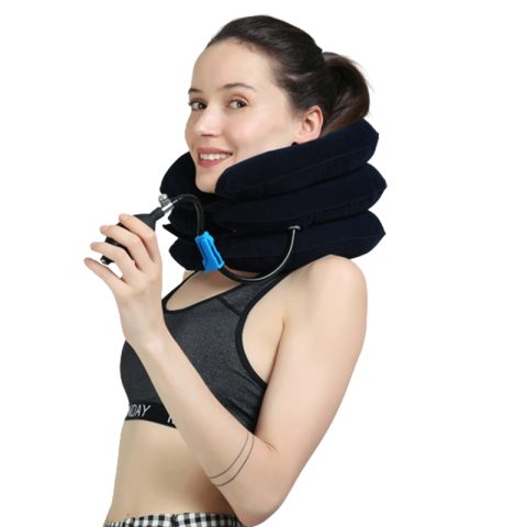 full flannel neck traction device