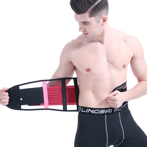 breathable mesh lumbar support belt