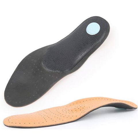 leather arch correction insoles