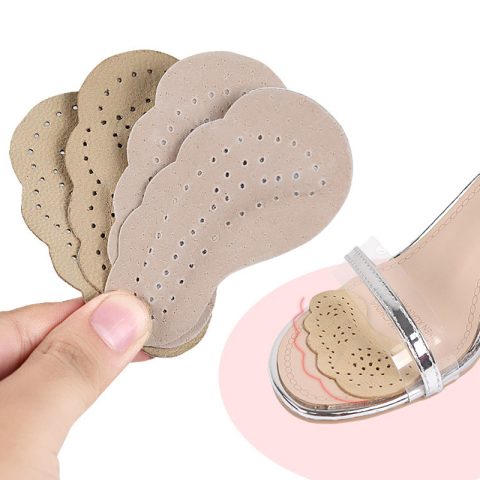 leather anti-slip forefoot pad